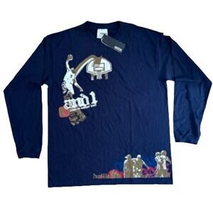 Basketball Graphic T-shirt Ballin on another Level Men's Large NWT by And